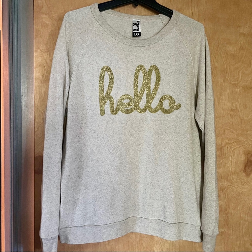 “Vintage” ModCloth hello sweatshirt